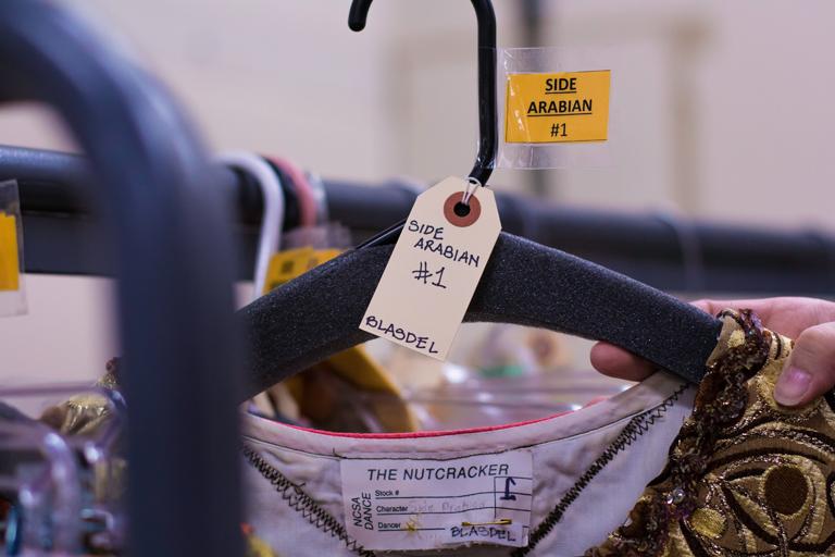 Costume organization is important for more than 100 "Nutcracker" performers