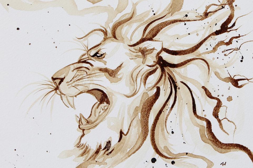 "Coffee Roar" by Tammie Wales