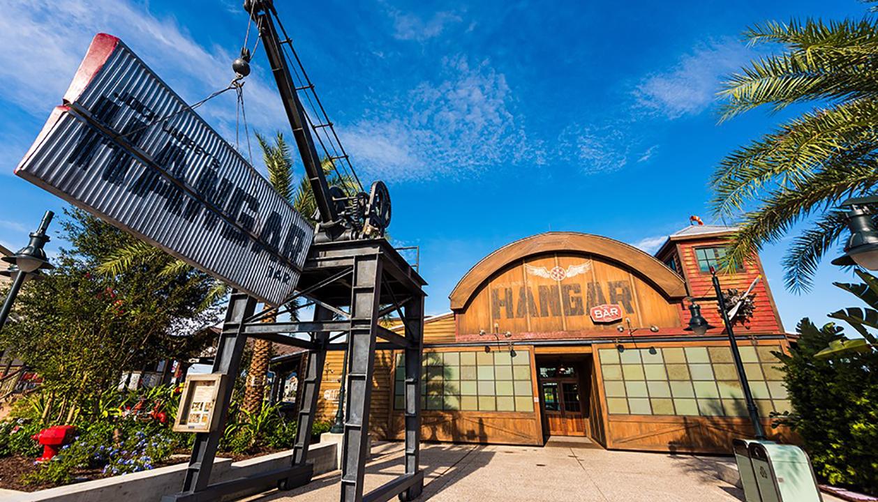 Jock Lindsey's Hangar Bar, located at Disney Springs in Kissimmee, Florida, was set dressed by alumnus Nathaniel Gearhart.