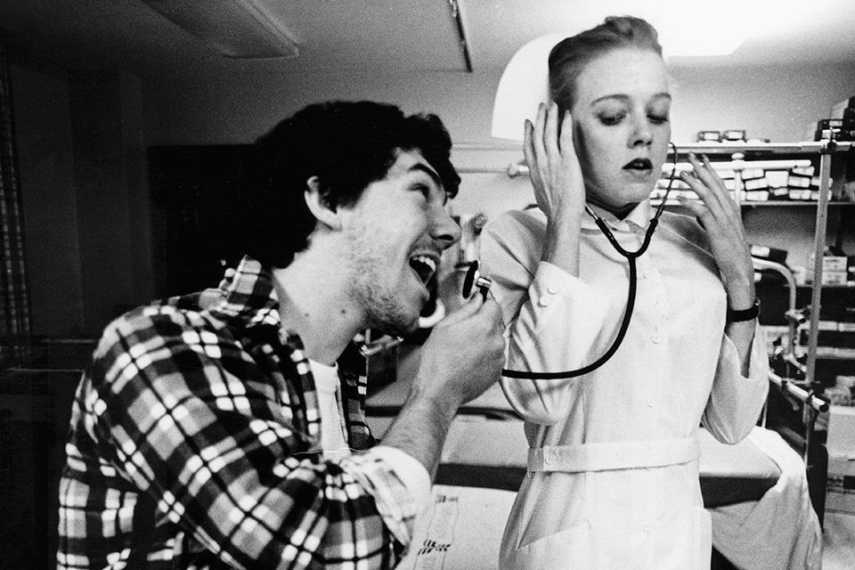 Chris Parnell had a lead role in UNCSA's production of "One Flew Over The Cuckoo's Nest." / Photo: Kurt Eslick, courtesy of UNCSA Archives