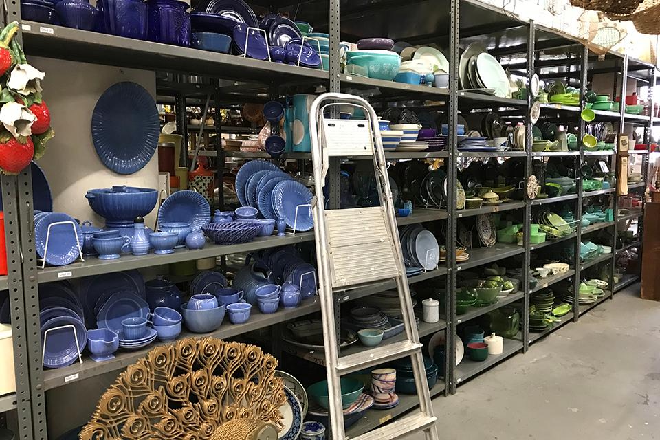 Bieler's company, Eclectic/Encore Props, is housed in a 95,000 sq ft warehouse in Long Island City, New York and has the largest inventory selection on the East Coast. 