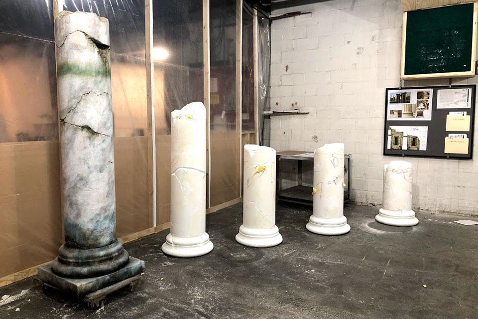 The team at Showman Fabricators spent several months building, painting, carving, molding and sculpting more than 10,000 square feet of surfaces for the laser tag arena.