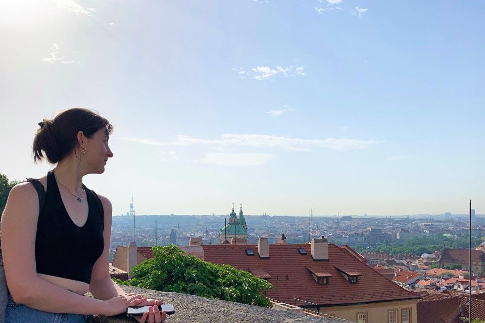Brett Sellitti was among the Design & Production students who attended the Prague Quadrennial in the Czech Republic in June 2019.