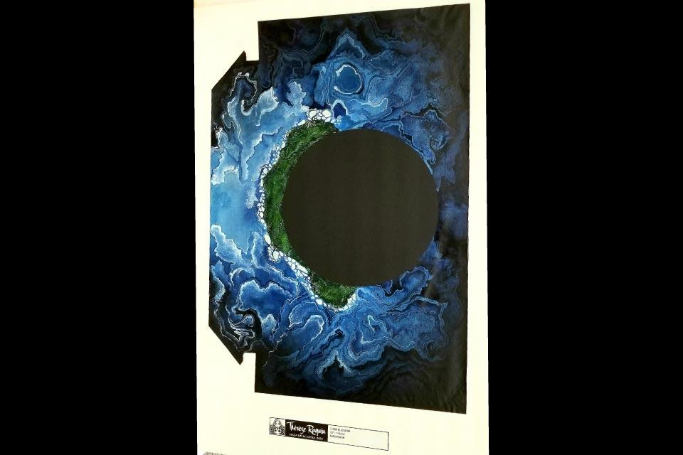 Renderings of Brett Sellitti’s scenic design for the planned April 2020 production of Tobias Picker’s “Tèrése Raquin” by the A.J. Fletcher Opera Institute. The production was canceled due to the COVID-19 pandemic.