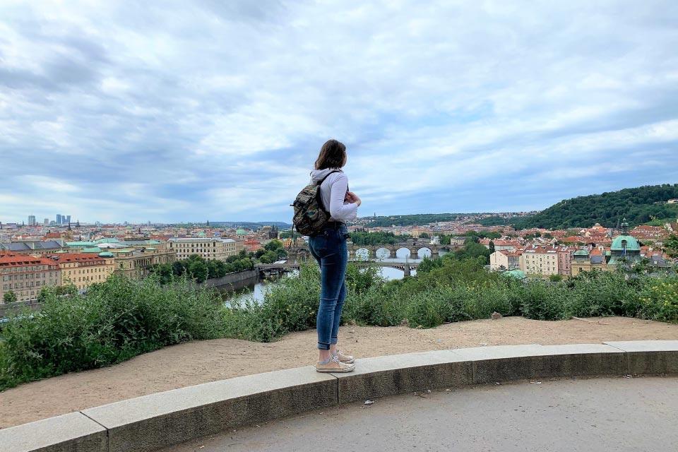 Brett Sellitti was among the Design & Production students who attended the Prague Quadrennial in the Czech Republic in June 2019.