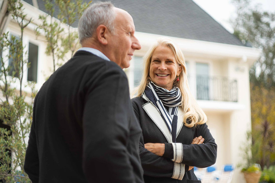 Martha De Laurentiis hosted annual luncheons for UNCSA Film students at her home in Los Angeles. / Photo: Theo Sturz