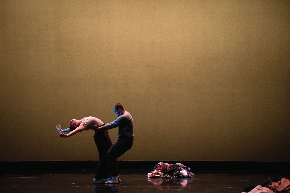 "Addressing/Undressing," choreographed by Kendall Ramirez / Photo: Allison Lee Isley