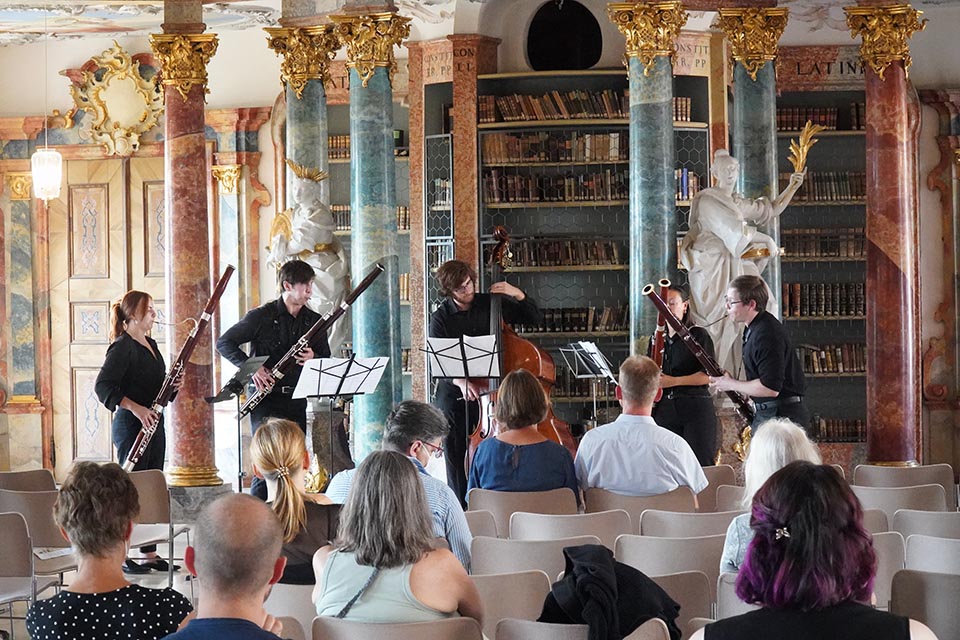 UNCSA students and faculty at the 2022 International Chamber Music Academy of Southern Germany