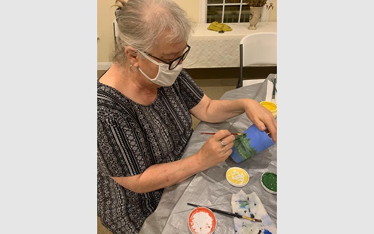 Workman's projects included four main programs: Mom’s Night Out, an ice cream social, a pig pickin’ and a Black History Month mural.