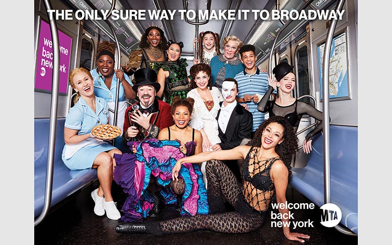 MTA Welcome back New York campaign