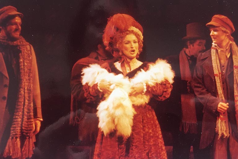 Taylor as Musetta in "La Bohème," Kentucky Opera, 1983