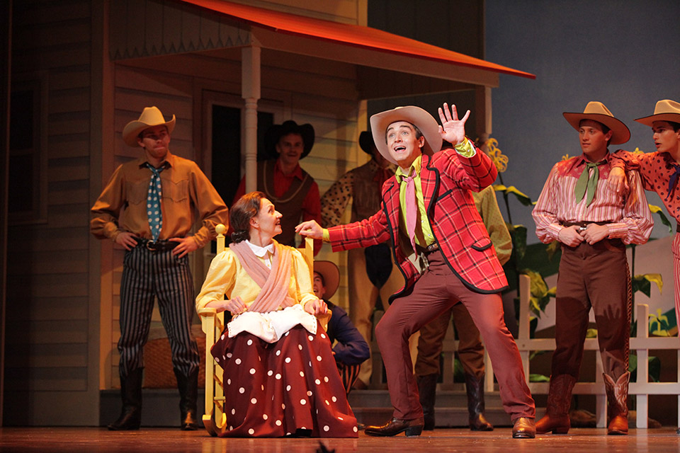 As a student, Julio worked on the 2011 all school musical "Oklahoma" / Photo: Donald Dietz