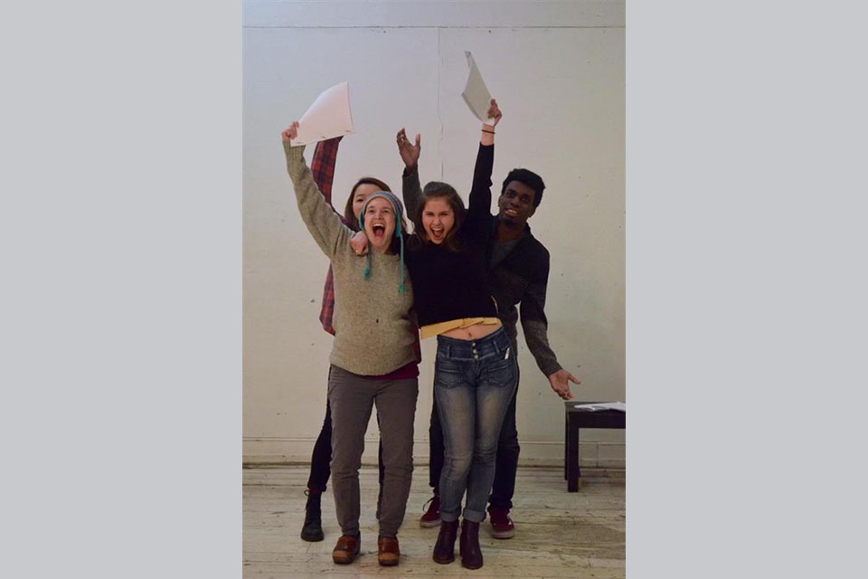 Yeatts in Philly Fringe show "Period Piece," 2015 / Photo: courtesy of Yeatts