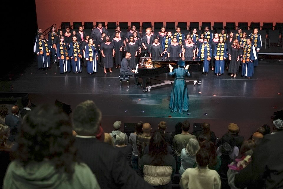 Combined Choirs, Black Sacred Music XVII Concert / Photo: Allison Lee Isley