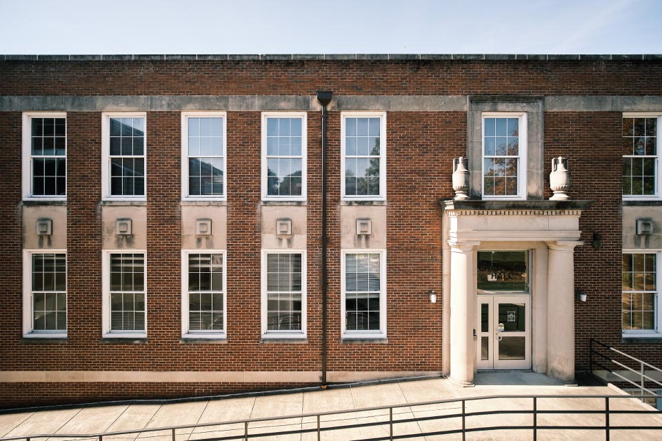 Crawford Hall is located inside of Gray Building. / Photo: Wayne Reich