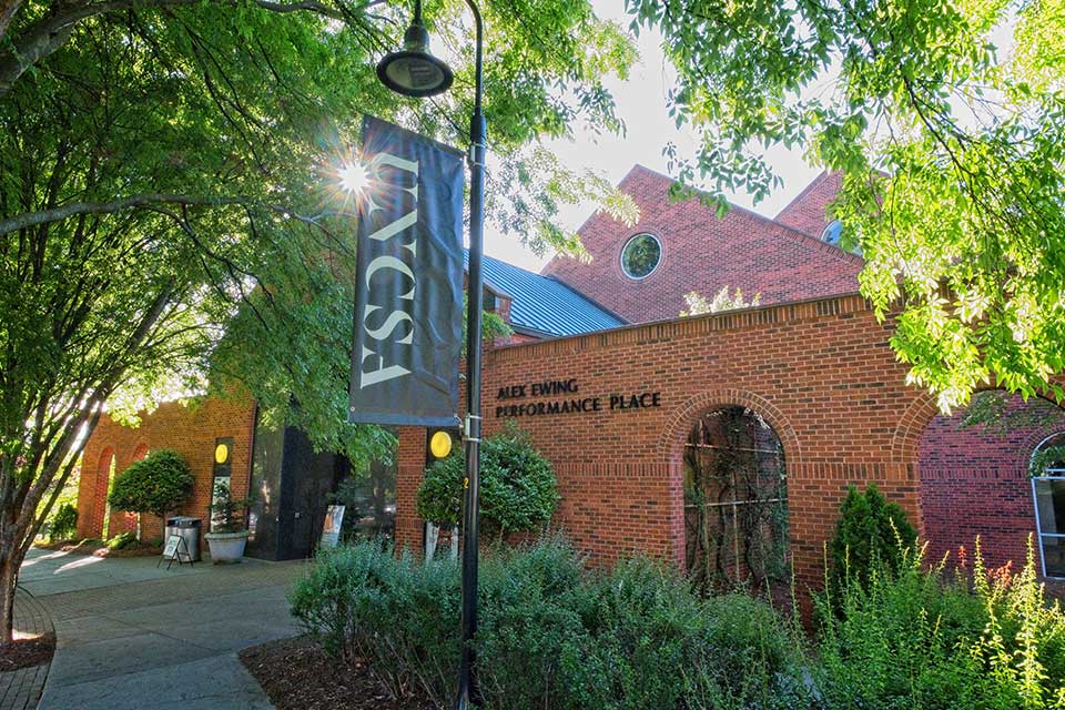 Gerald Freedman Theatre is located inside Alex Ewing Performance place, straight across from the lobby. / Photo: G. Allen Aycock