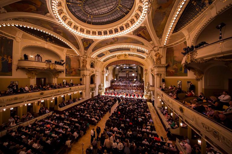 The orchestra played the Smetana Hall in Prague, capital of the Czech Republic on July 25, 2016. Photo: Chris Lee