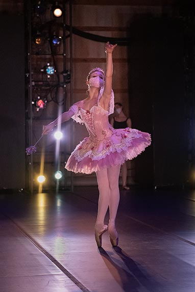 On the set of Nutcracker 2020 film