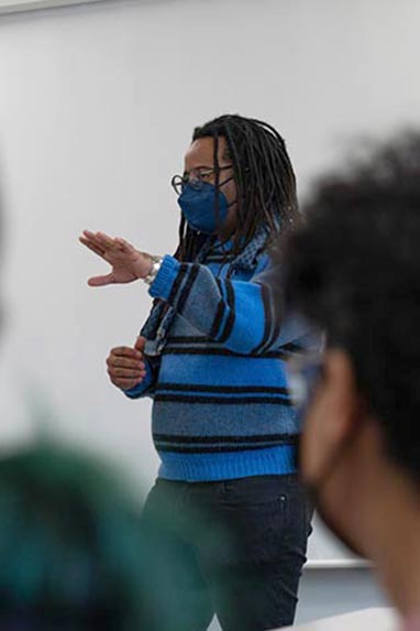 Reagan Mitchell teaching