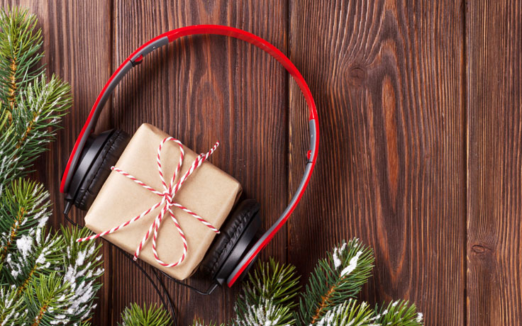Christmas headphones
