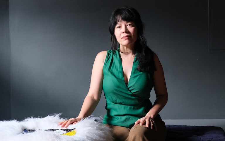 A portrait of a woman