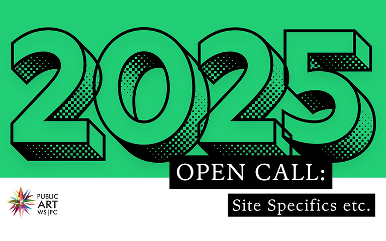 2025 in large font with the Public Art WS/FC logo