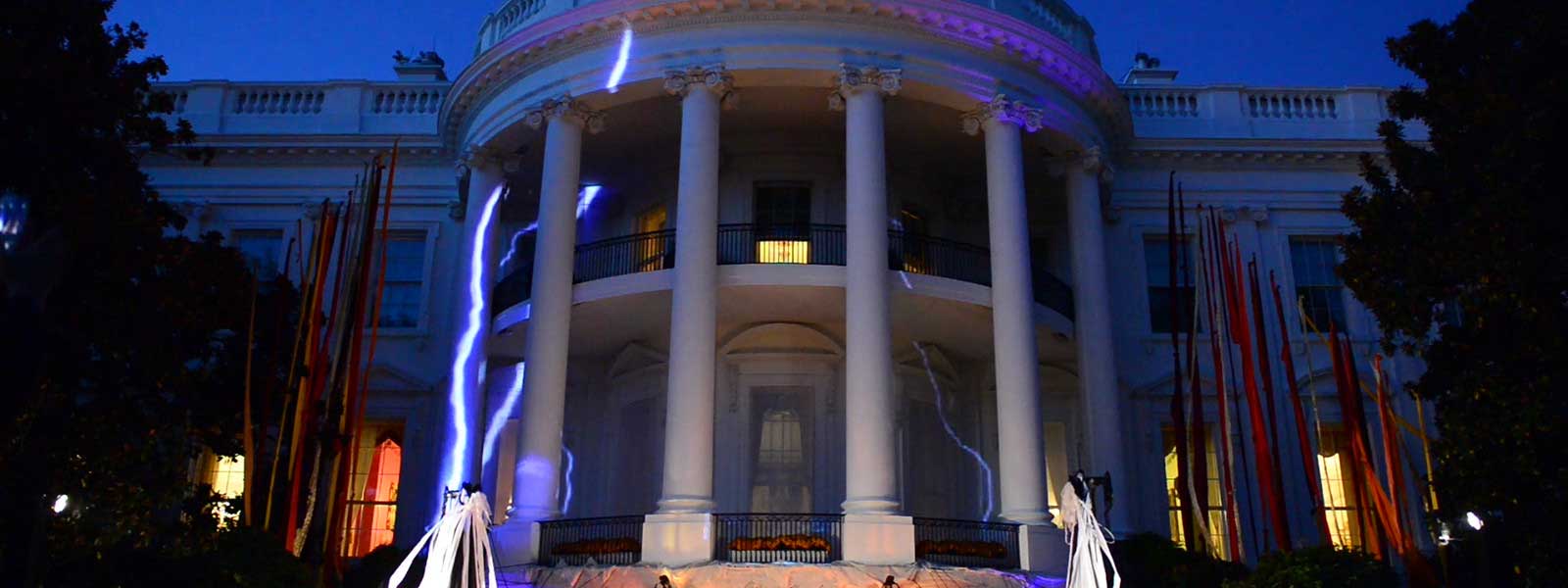 White House Halloween Lighting Project