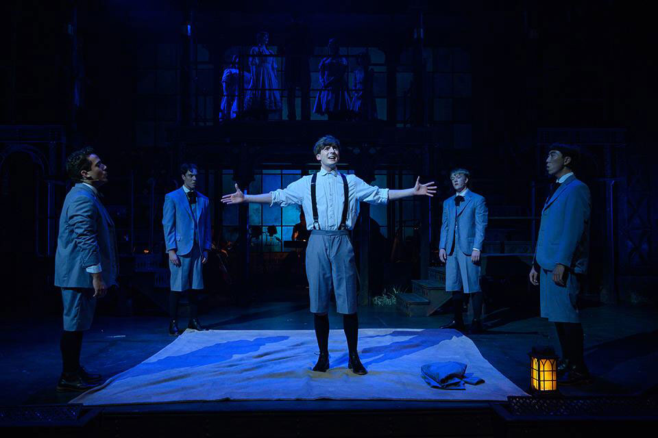 Zion Jang in the cast of Spring Awakening