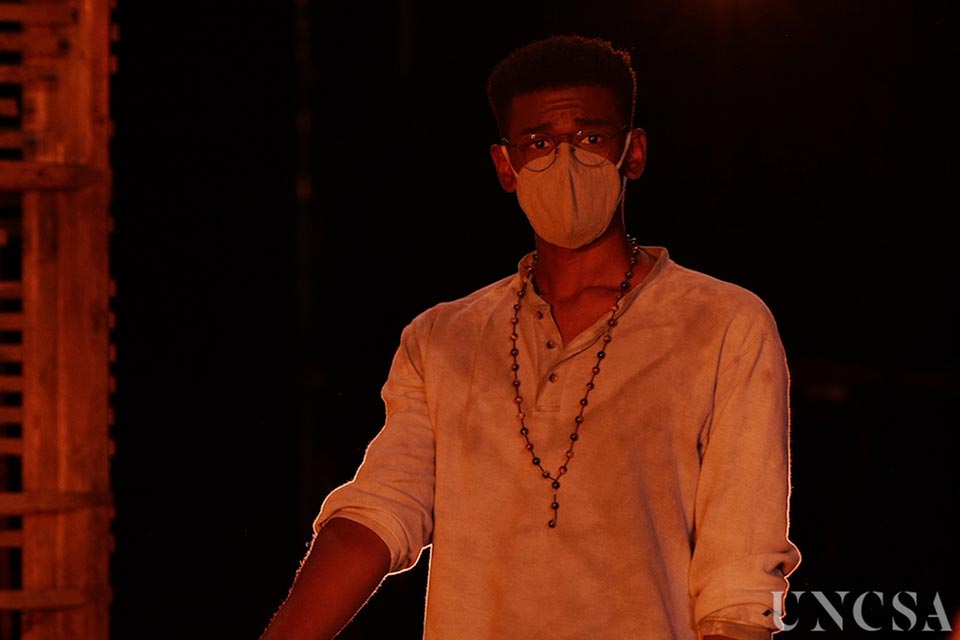 Maleek Slade on stage