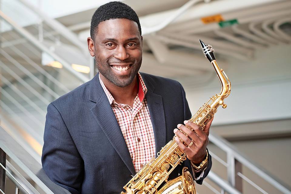 Robert Young teaches saxophone in the School of Music.