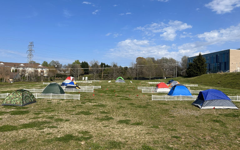 tent city