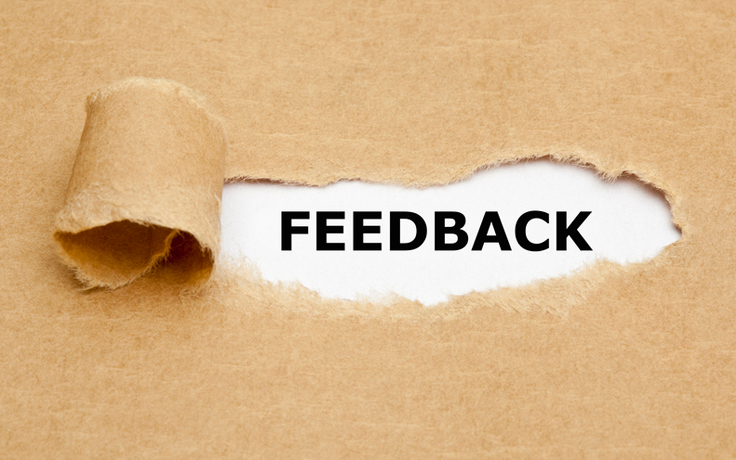 Feedback  printed on a paper
