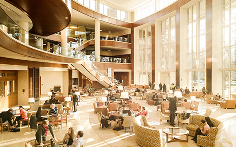 Interior of Wake Forest University School of Business