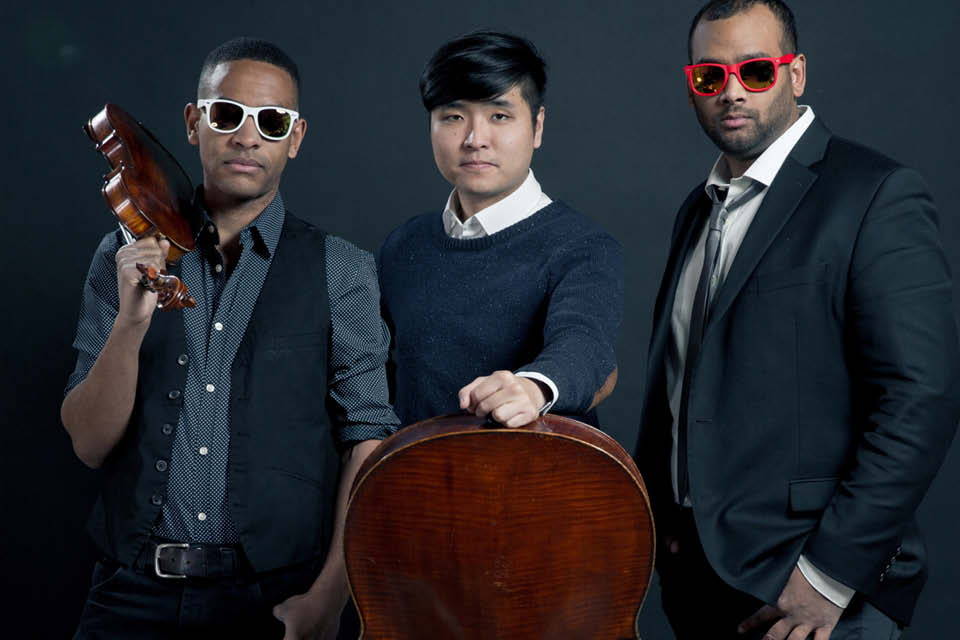 Warp Trio will perform Tuesday, April 14 in a concert to be livestreamed from Watson Hall