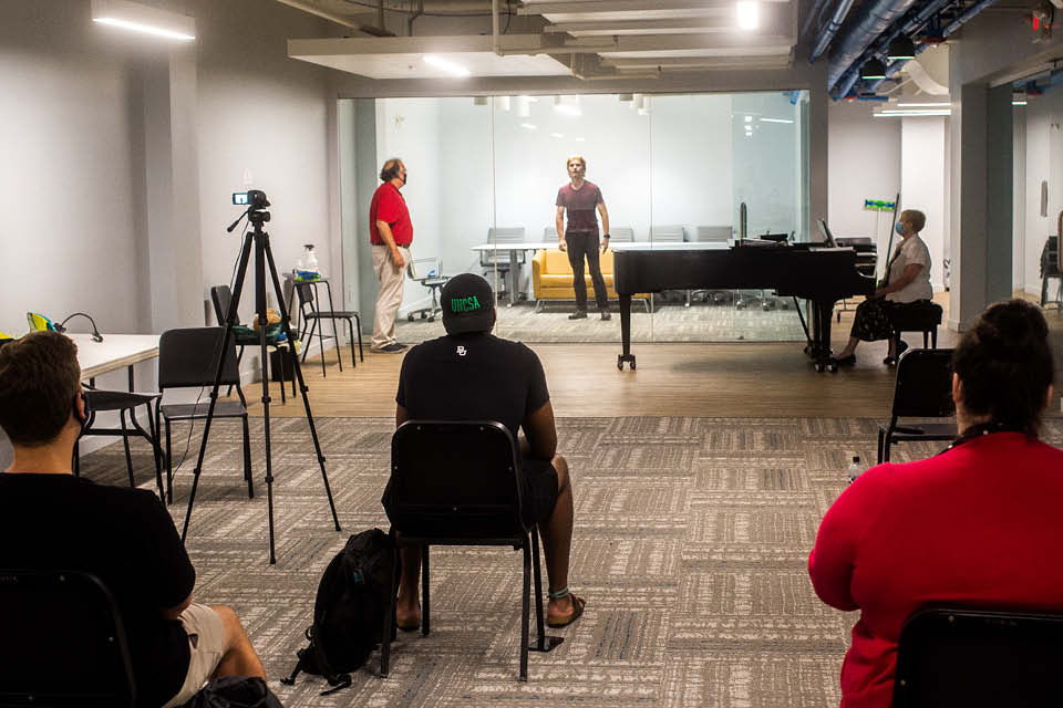 Fletcher Opera Institute secured a downtown  space that allows for COVID-safe classes