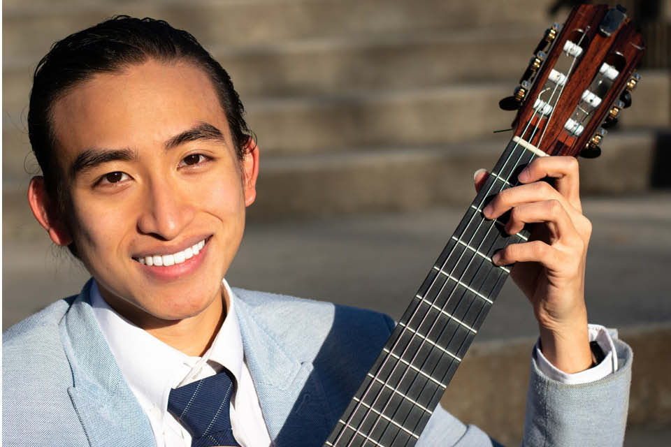 Guitarist Harry Ngo will perform as soloist with the UNCSA Symphony on Sept. 18