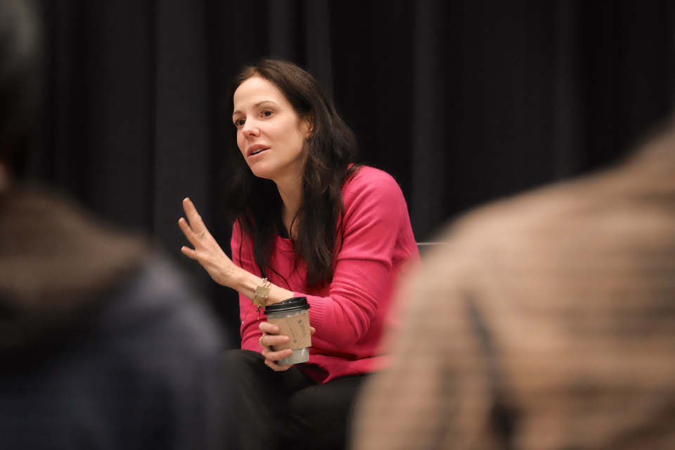Mary-Louise Parker visited UNCSA in 2016