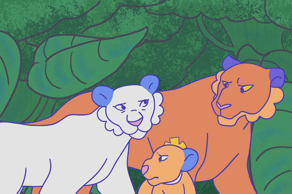 "Tiger Blanket" is a fourth-year stop-action and mixed animation film