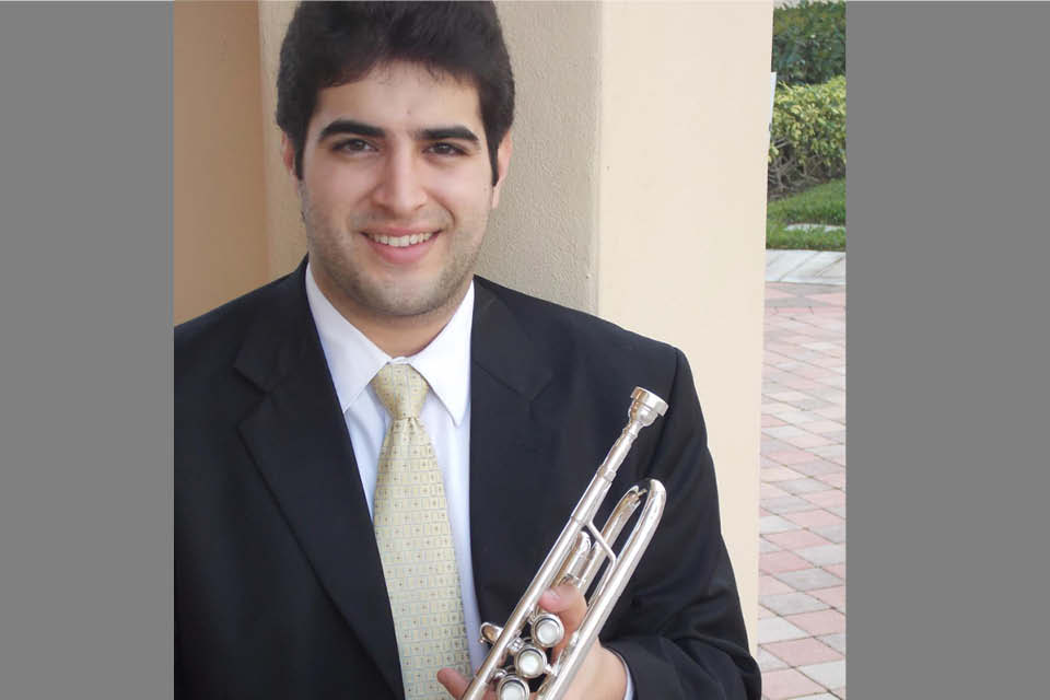Johammee Romero will perform the iconic trumpet fanfare of Mahler's Fifth Symphony