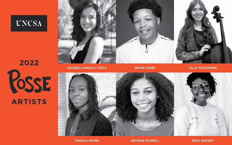 Six students selected to attend UNCSA as inaugural Arts Posse Scholars