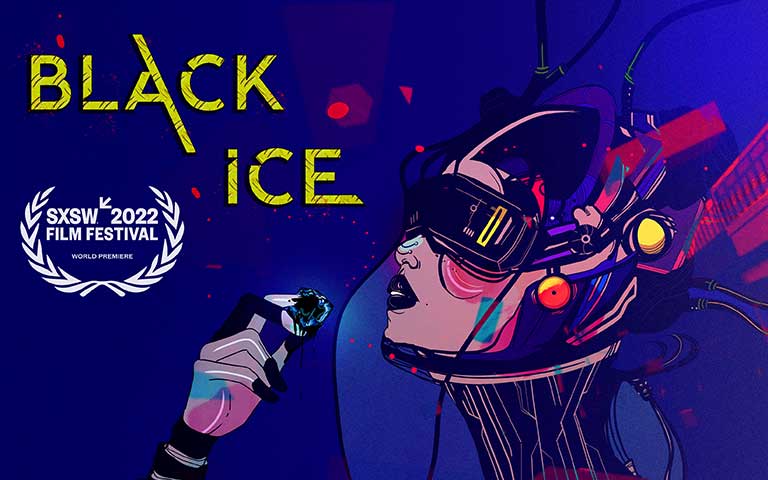 Black Ice graphic for SXSW