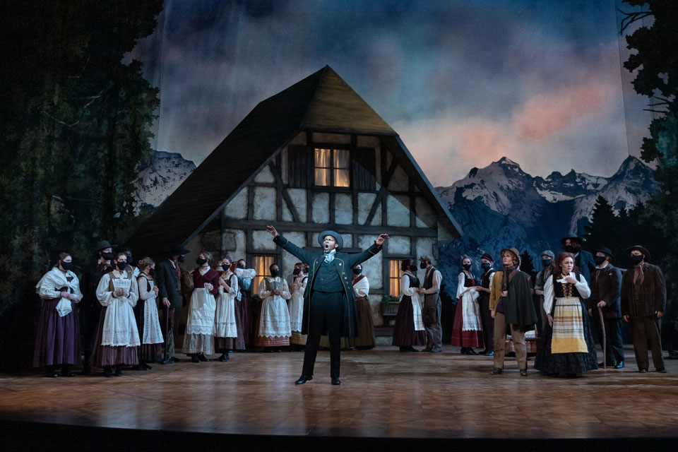 UNCSA’s Fletcher Opera Institute presents two fully staged operas a season at the Stevens Center, such as this 2022 production of “Linda di Chamounix” / Photo: Peter Mueller