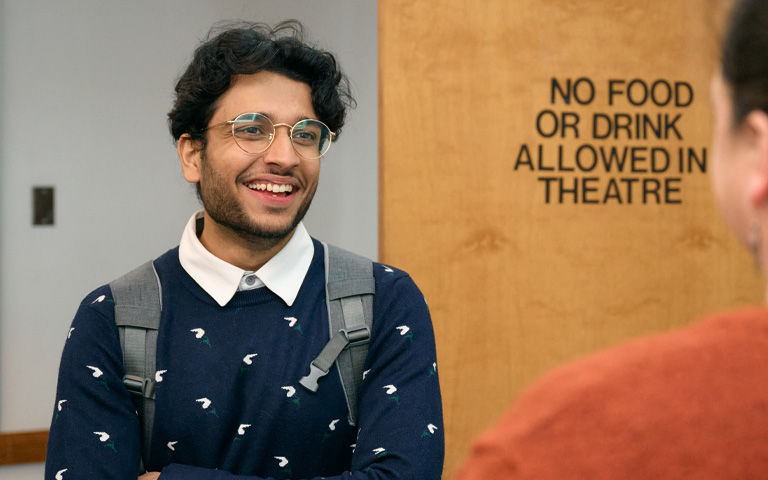 2023 School of Filmmaking graduate Rohit Lila Ram. / Photo: Wayne Reich