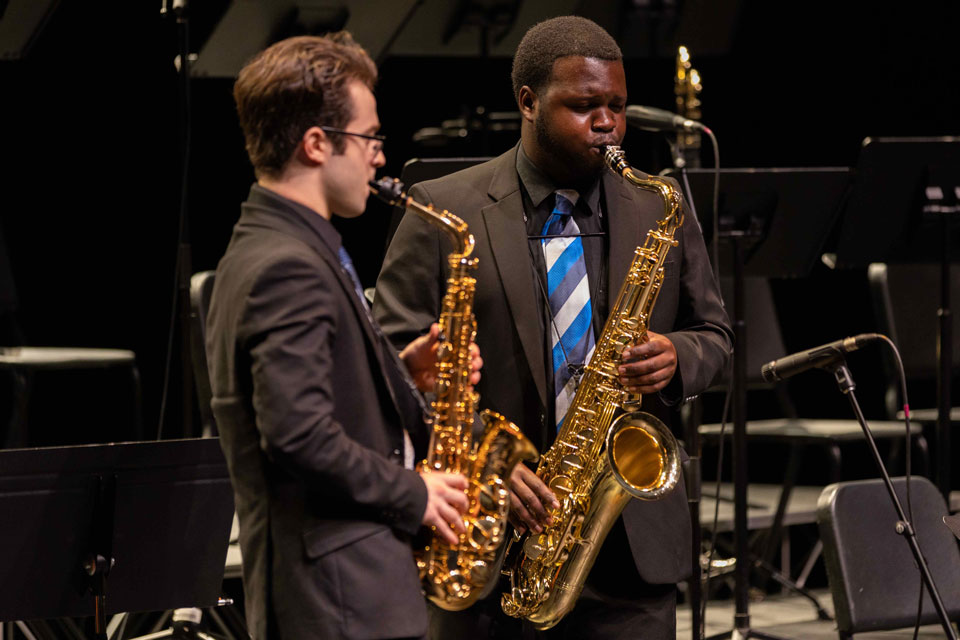 UNCSA Jazz Ensemble Jan. 2023 / Photo: Wayne Reich