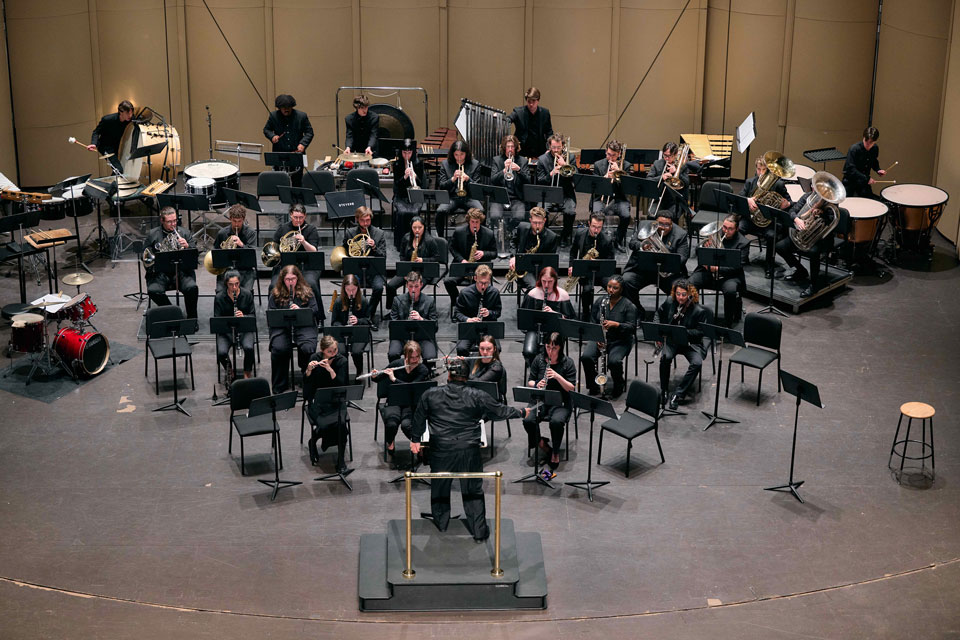UNCSA Wind Ensemble directed by Mark Norman