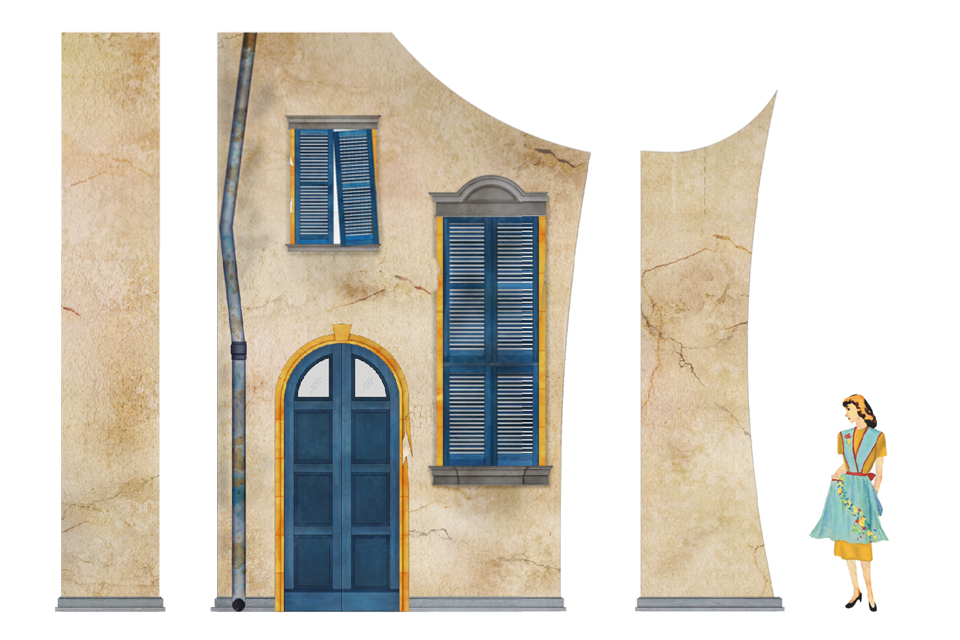 'Lo frate 'nnamorato' rendering by scenic design student Mrinali Thanwani
