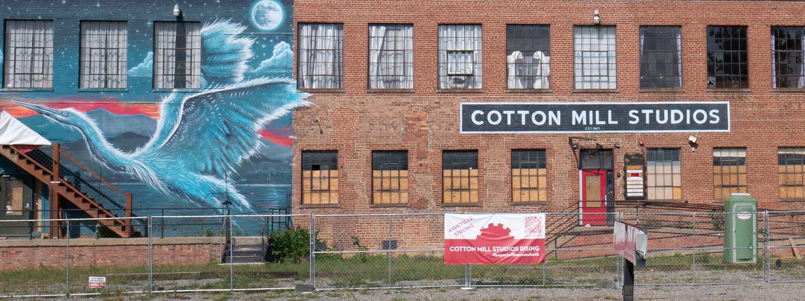 A building in Asheville's River Arts District / Photo by Emile Rizzo-Banks