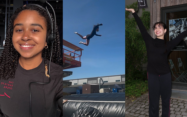 A collage of UNCSA students A collage of UNCSA students