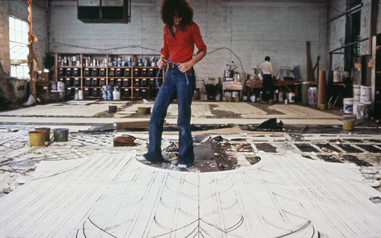 A historic photo of a UNCSA student