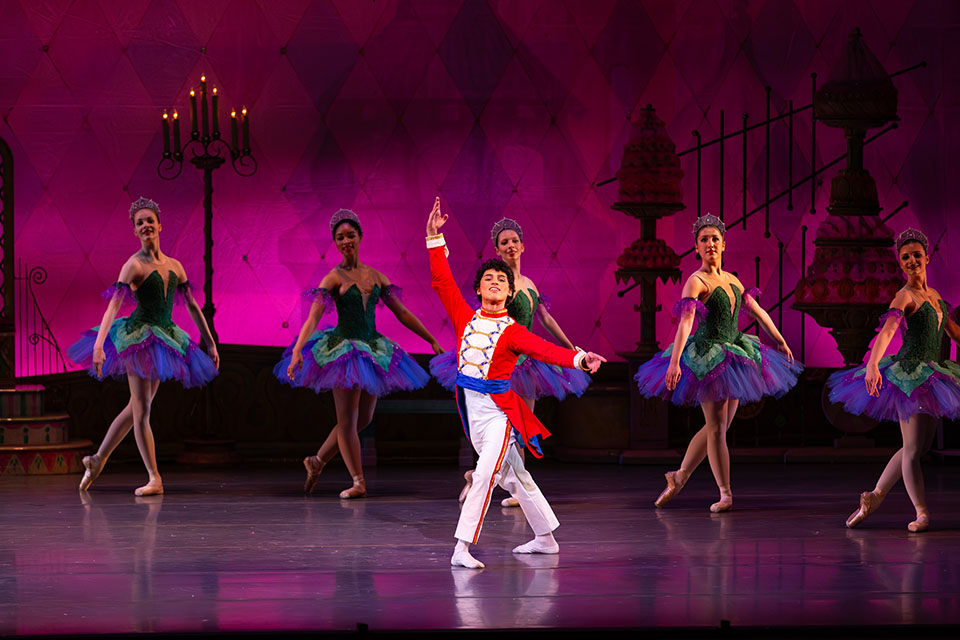 Xavier Cacanindin in the 2024 production of "The Nutcracker"